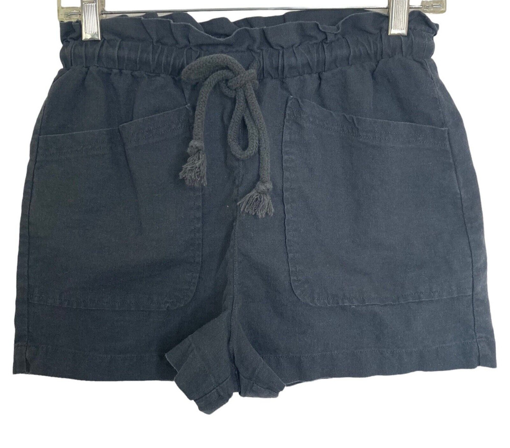Universal Thread Shorts Womens XS Charcoal Black Drawstring